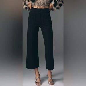 Maeve Colette wide leg, high waist, cropped stretch pants